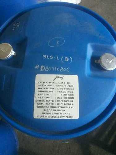 Ginopol L24 D Sodium Lauryl Sulphate Liquid Grade: Industrial Grade