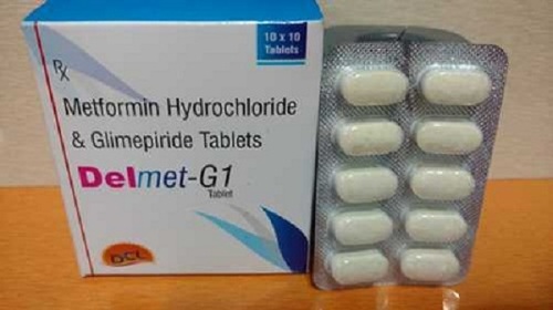 Metformin Hydrochloride Sustained release and Glimepride Tablets