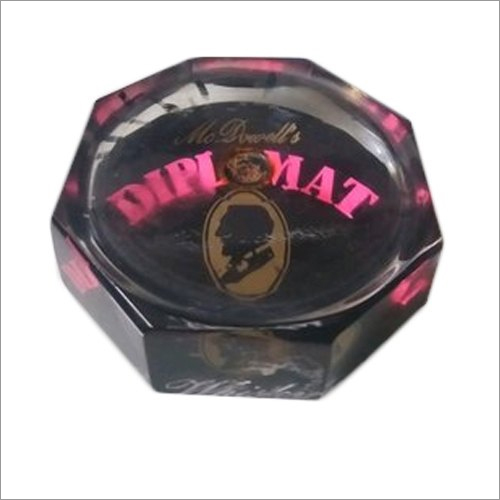Black And Pink Acrylic Promotional Paper Weight
