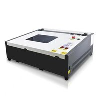 Co2 Laser Engraving Machine - 40w/60w Power, 400x400mm Engraving Area | High Accuracy, Portable Design, Water Cooling, Suitable For Various Materials