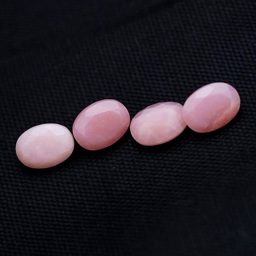 3x4mm Pink Opal Faceted Oval Loose Gemstones
