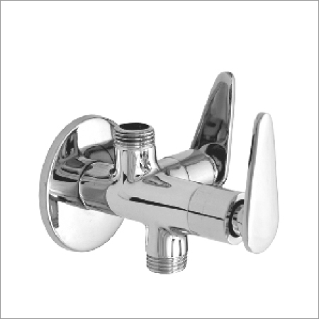 2 in 1 Angle Cock - Brass, 150x100x80 mm, Chrome Finish | Dual Flow Control, Leak-Proof, Rust Resistant, Easy Installation