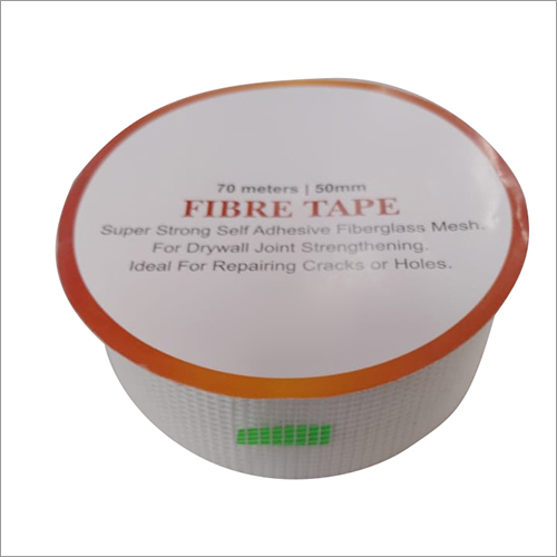 Adhesive Fiber Glass Tape - 60m Width, 20m/45m/90m Length Options, White Color, 30% Glue Content - Pressure-Sensitive Acrylic Adhesive