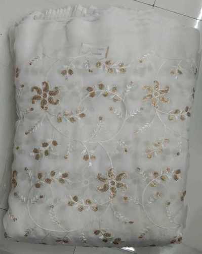 Embroidered Georgette Fabric