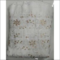 Embroidered Georgette Fabric - 100 Cm Length, 44" Width | Washable, Multicolour, Multipurpose Use With Vibrant Designs