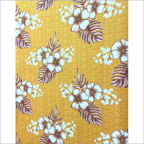 Multicolor Yellow Floral Printed Bed Sheet