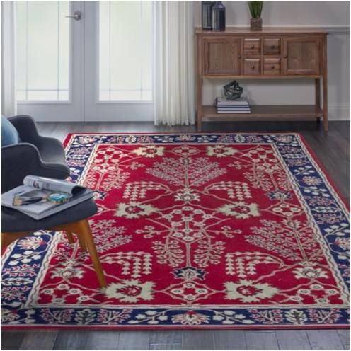 Wool Ulva Red Persian Hand Tufted Carpet