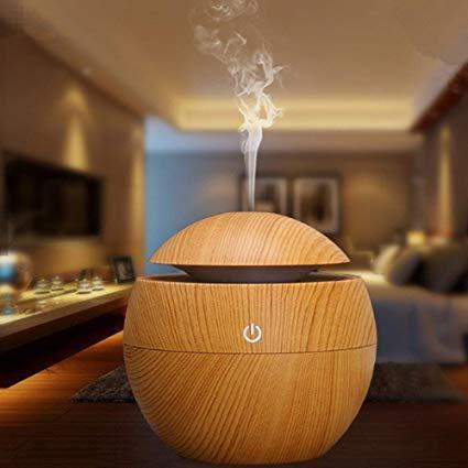 Wooden Aroma Diffuser Humidifier By CHEAPER ZONE
