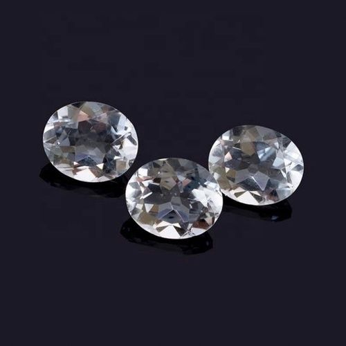 10x12mm Crystal Quartz Faceted Oval Loose Gemstones Grade: Aaa