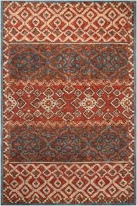 Selig Multicolor Abstract Hand Tufted Carpet