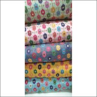 Fancy Embroidered Fabric - Digital Print, 44" Width x 100 cm Length, Multipurpose Use in All Light & Dark Colours