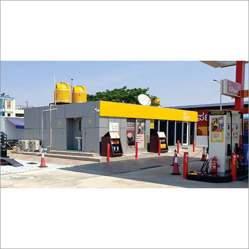 Portable Petrol Pump Offices - Material: Steel