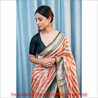 Ladies Handloom Banarasi Tissue Saree