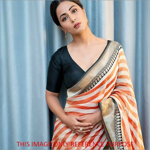 Ladies Handloom Banarasi Tissue Saree