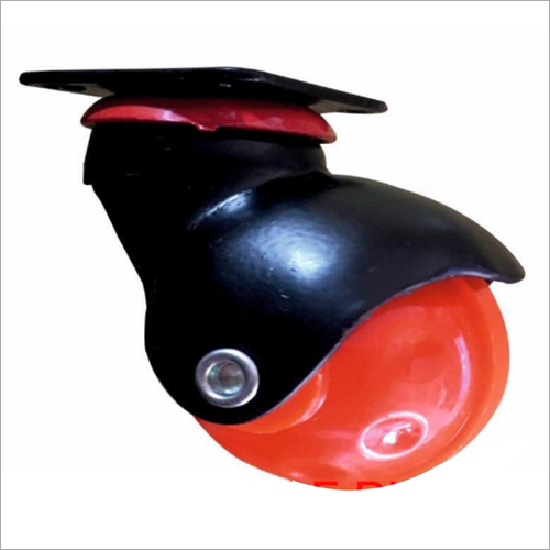 50mm Ball Orange Plate Castor Wheel