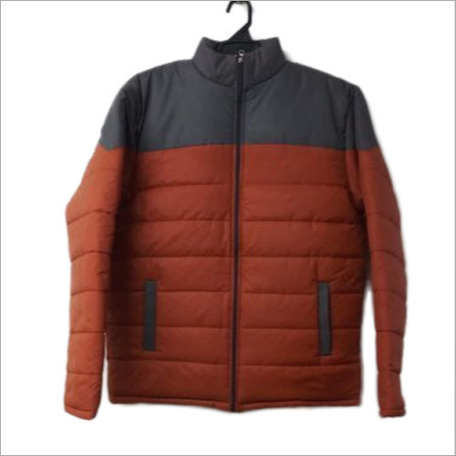 Mens Polyester Winter Jacket Filling Material: Feather