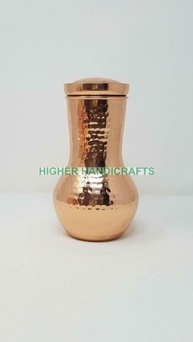Copper Pot With Inbuilt Glass Hardness: Rigid