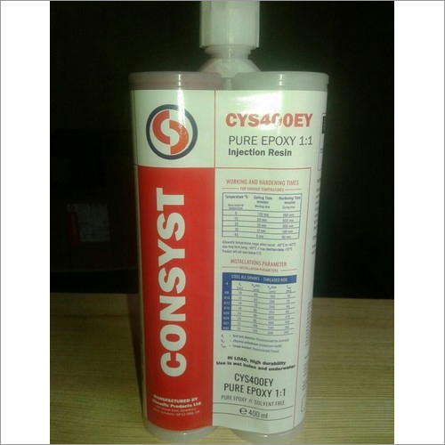 Consyst Pure Epoxy Injectable Mortar By PROFESSIONAL DRILLING ENGINEERING
