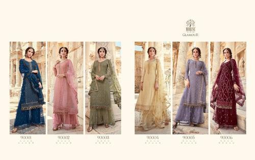Mix Glamour - 90 Georgette Embroidery Salwar Suit