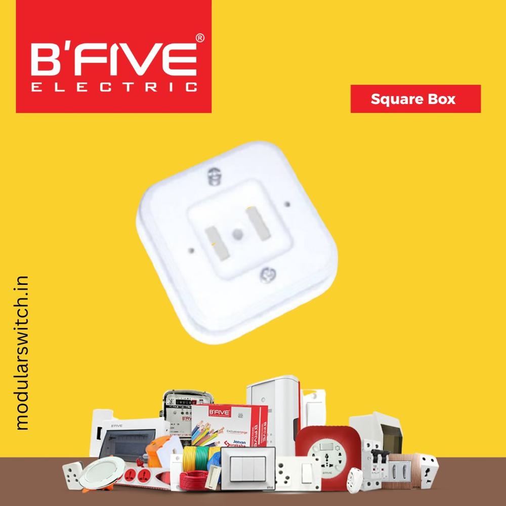Square Box - Color: White