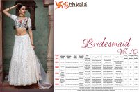 Shubhkala Bridesmaid Vol 10 Georgette Designer Lehenga Choli Catalog