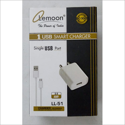 2.5 AMP Smart Charge Single USB Smart Charger with Auto Cut Facility