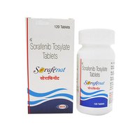 Sorafenib Tosylate Tablets - 200 Mg , Slowing Cancer Cell Growth, Specific Drug Dosage As Directed By Physician, Store In Cool & Dry Place