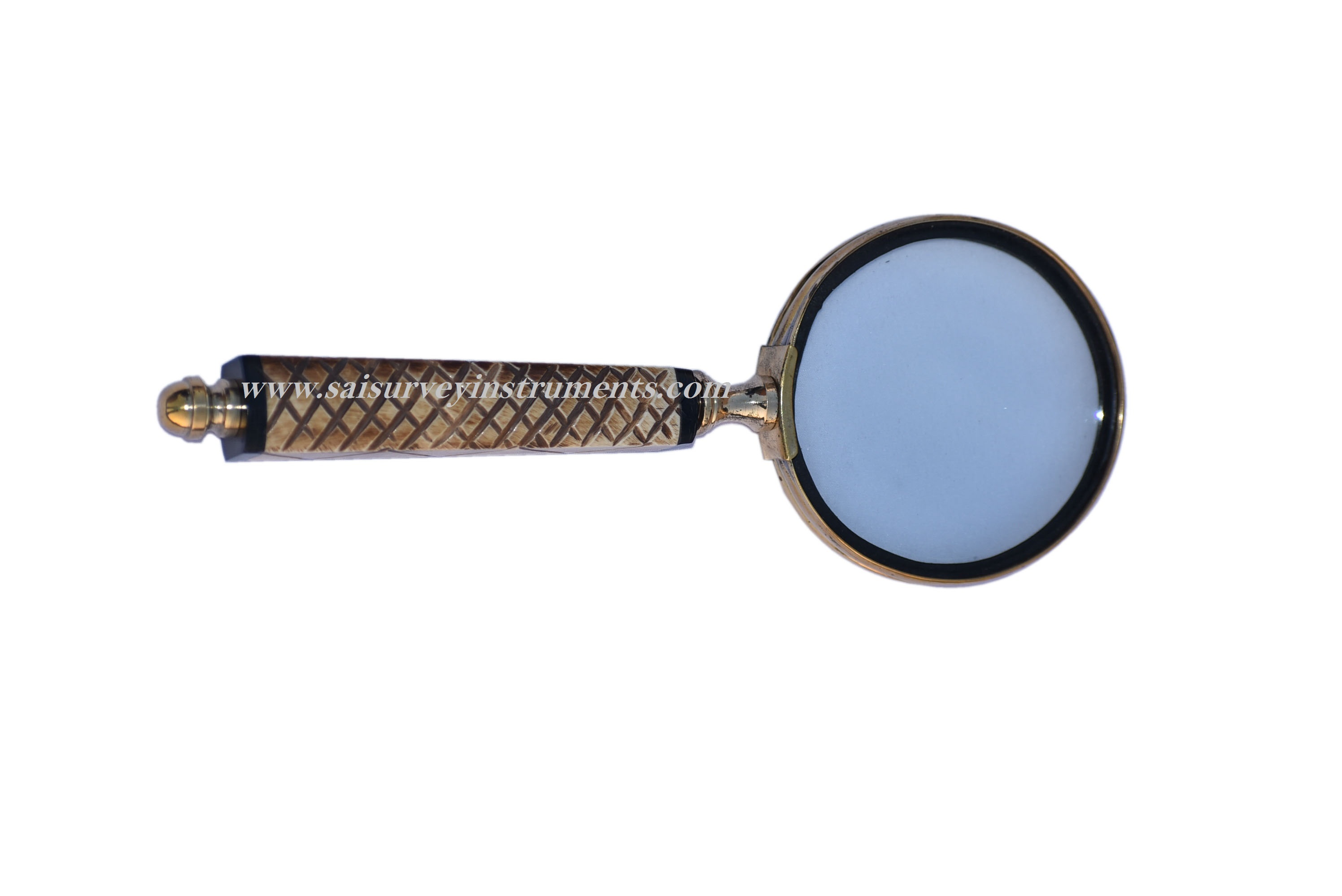 Wooden Square Handle Magnifying Glass