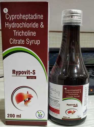 Cyproheptadine, Hydrochloride And Tricholine  Citrate Syrup