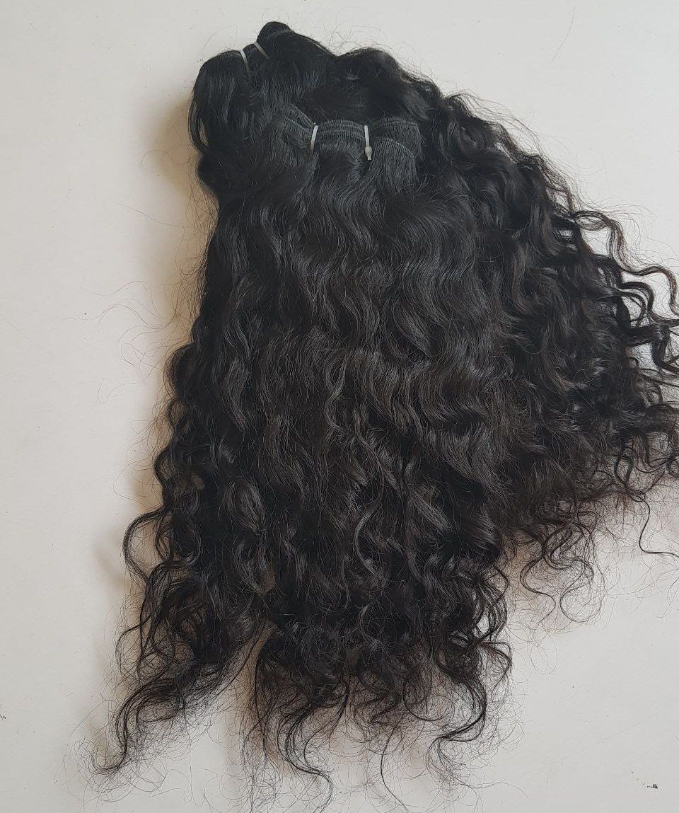 Natural Raw Curly best human hair extensions