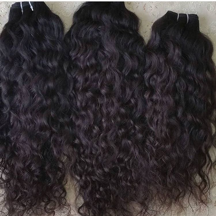 Natural Raw Curly best human hair extensions