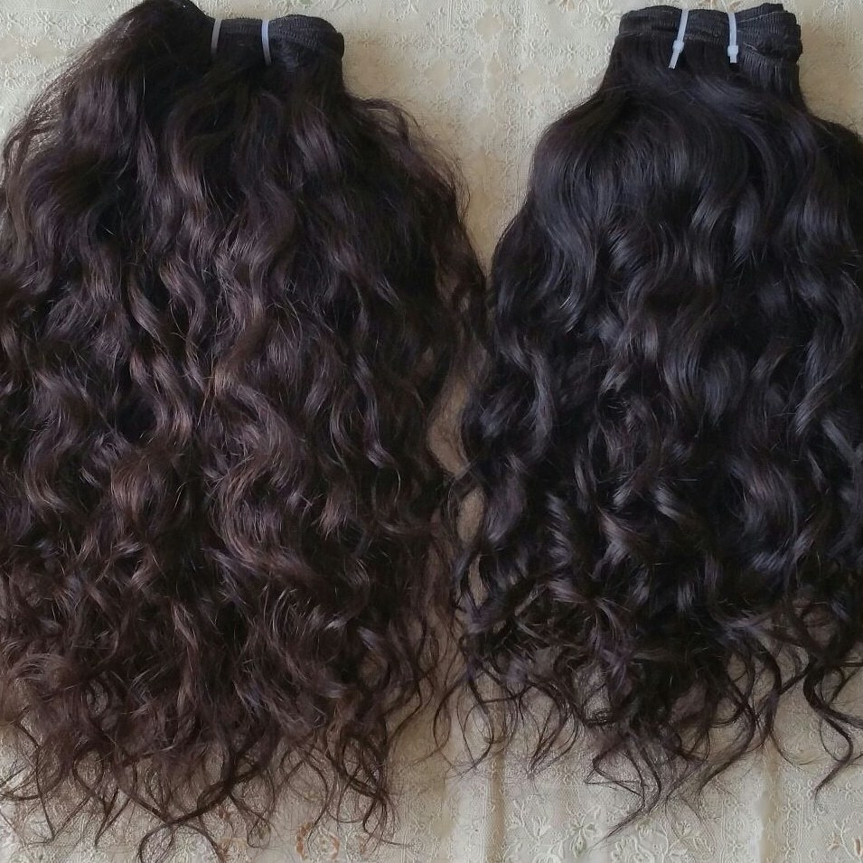 Natural Raw Curly best human hair extensions