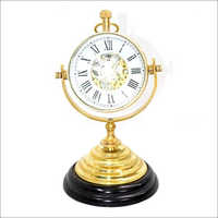 Machenical Desktop Wooden Base Clock