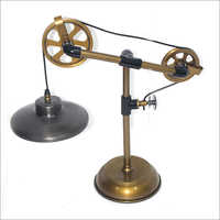 European Industrial Pulley Table Lamp