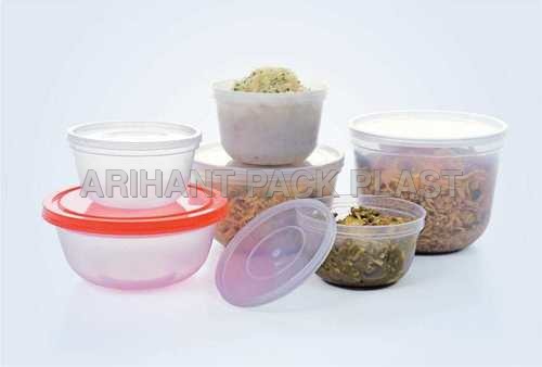 Plain Plastic Houselold Container