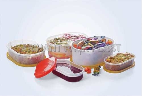 Transparent Plastic Houselold Container