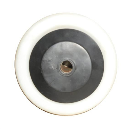 White Circular Wheel - PVC, 50-150 mm Diameter, 0-300 Kg Capacity | Ideal for Trolley Use, Durable Design, Sleek White Finish