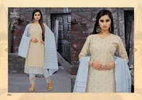 Radhika Azara Sarika Cambric Cotton Embroidered Dress Material Catalog