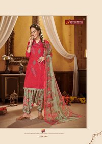 Roli Moli Kudi Patola Printed Cotton Dress Material Catalog
