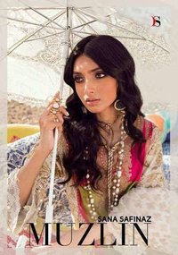 Deepsy Suits Sana Safinaz Muzlin Cotton Print With Embroidery Pakistani Suit Catalog