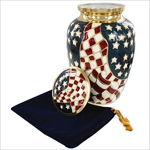 American Brass Cremation Urn