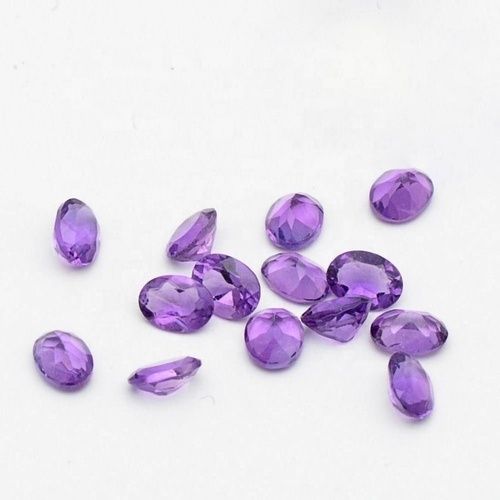 8x10mm Brazil Amethyst Faceted Oval Loose Gemstones