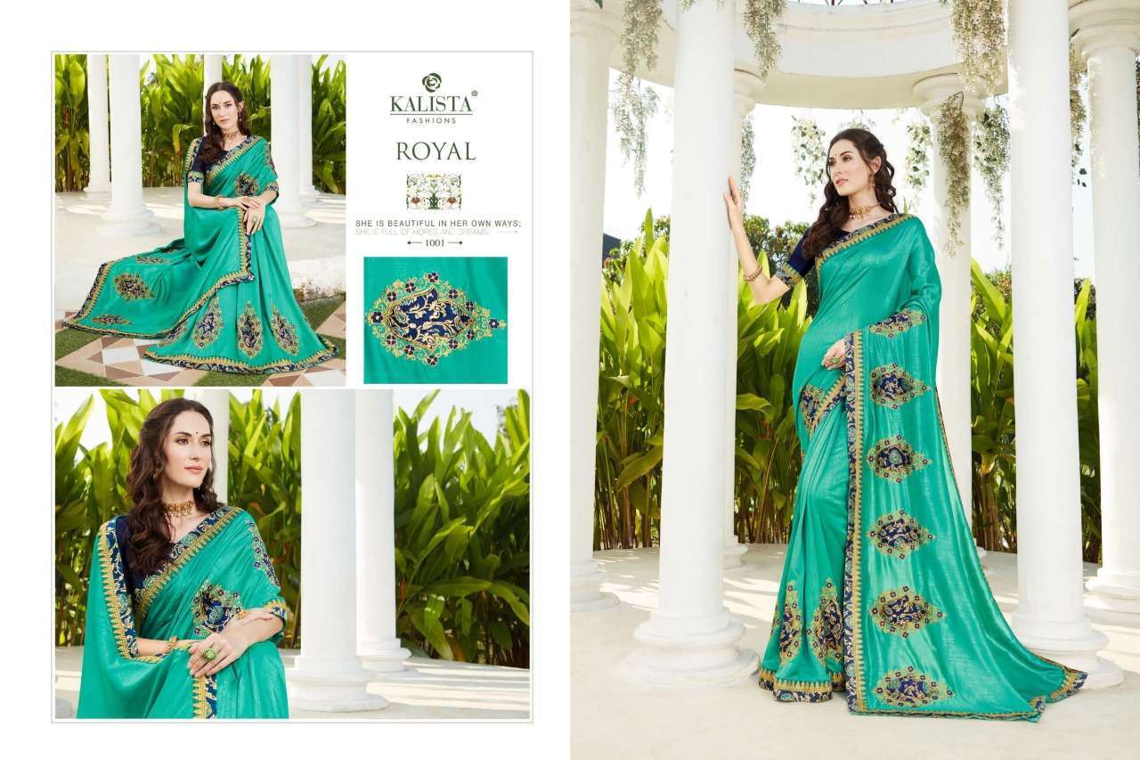 Kalista Fashions Apple Vol 2 Vichitra Silk Designer Saree Catalog