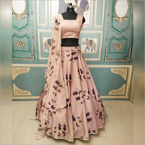 Ladies Floral Printed Lehenga