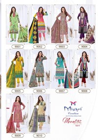 Mishri Creation Moontaz Vol 9 Cotton Karachi Printed Dress Material Catalog