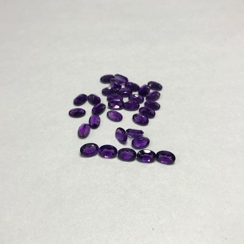 3x5mm African Amethyst Faceted Oval Loose Gemstones