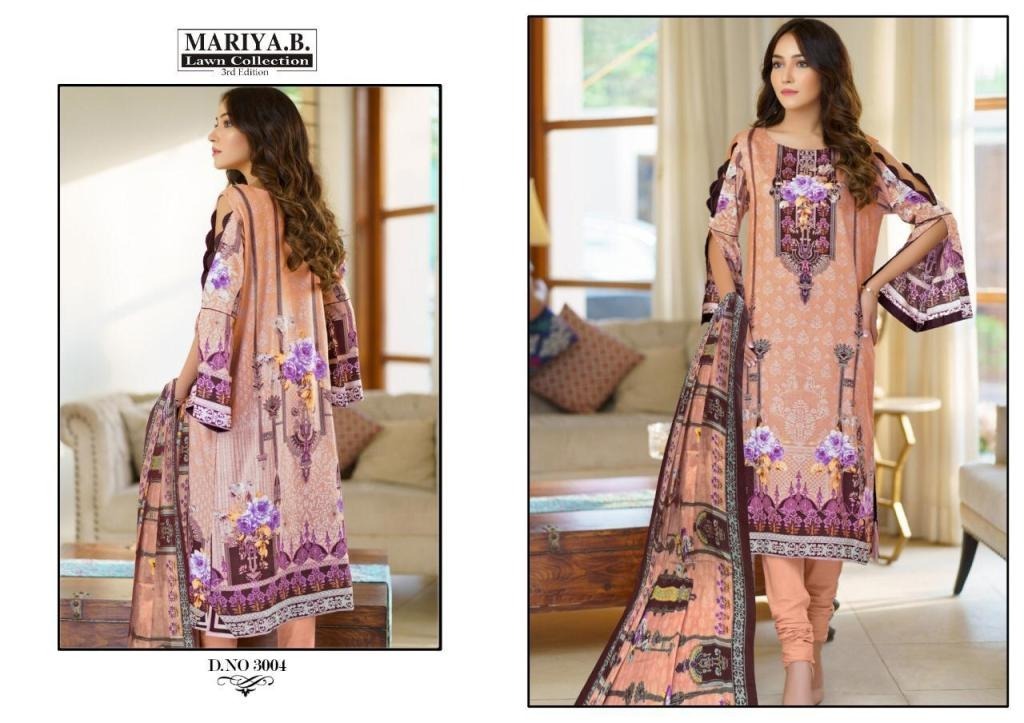 Mariya B Lawn Collection Vol 3 Pure Lawn Karachi Dress Material Catalog