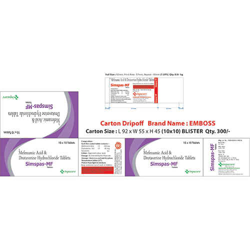 Mefenamic Acid and Dicyclomine Hydrochloride Tablets