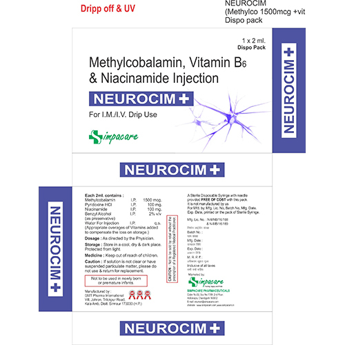 Methylcobalamin Vitamin B6 Nicotinamide Injection