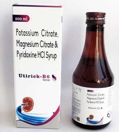 Potassium Citrate (1100mg/5ml) + Magnesium Citrate (375mg/5ml) + Vitamin B6 (Pyridoxine) (20mg/5ml)